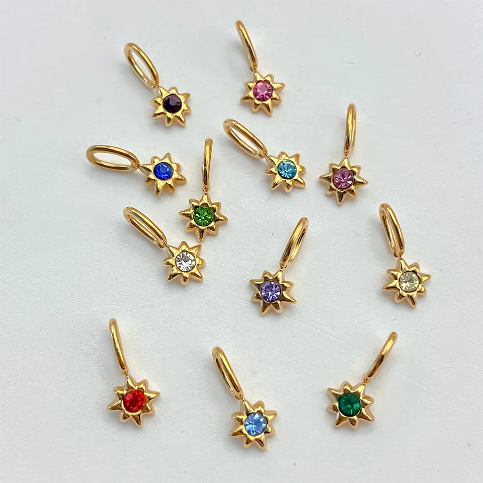 Star Birthestone Charm