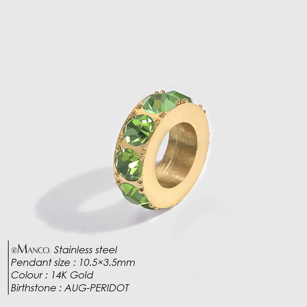 Round Pave Juli Charm