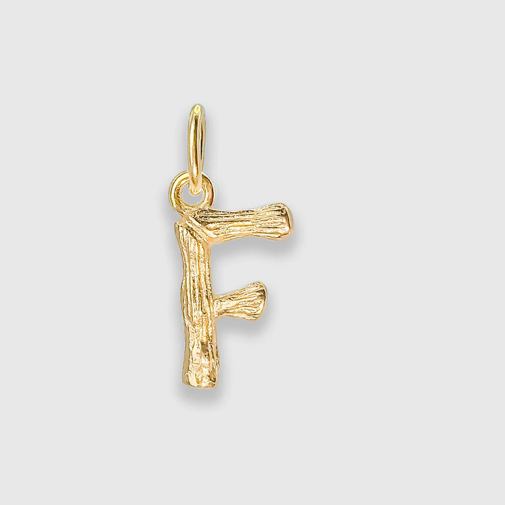 Bamboo Letter Charm