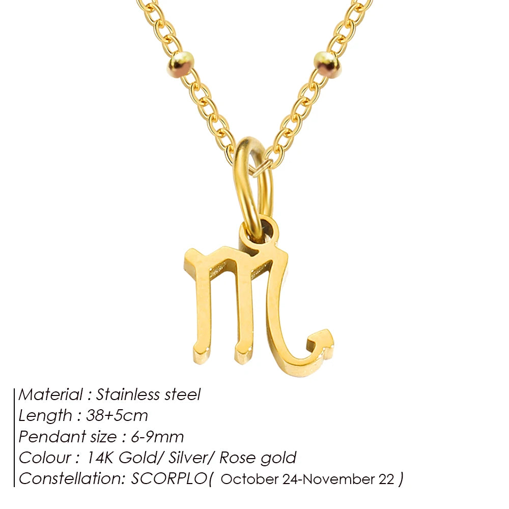 Delicate Zodiac Charm Kette