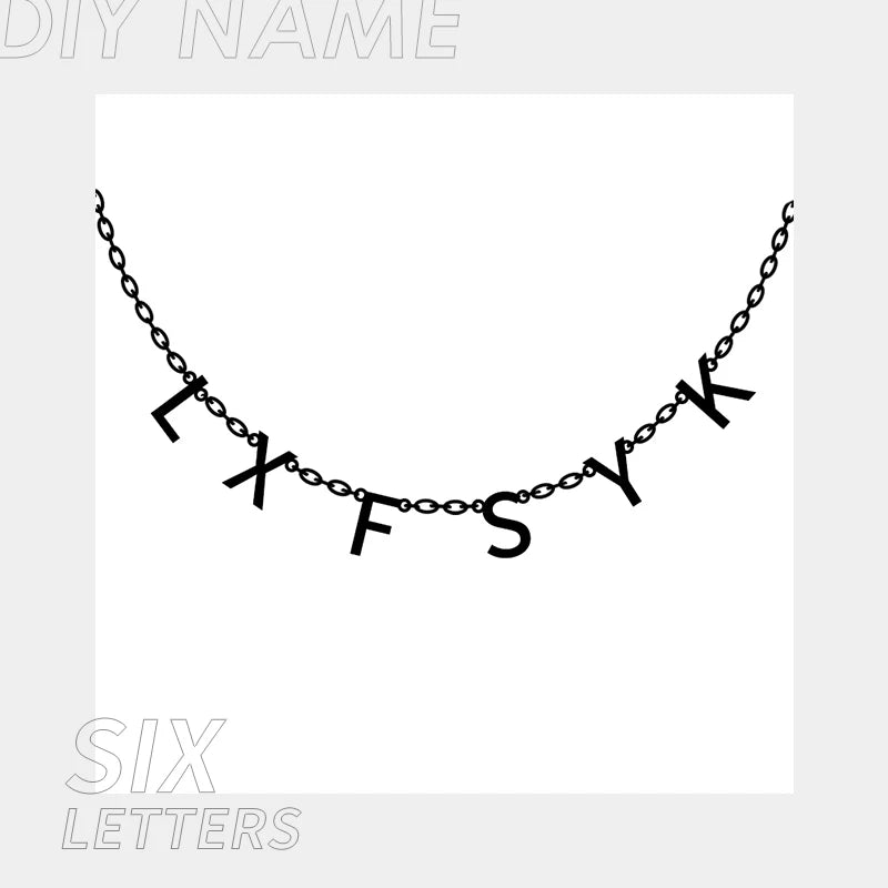 Custom Letter Necklace