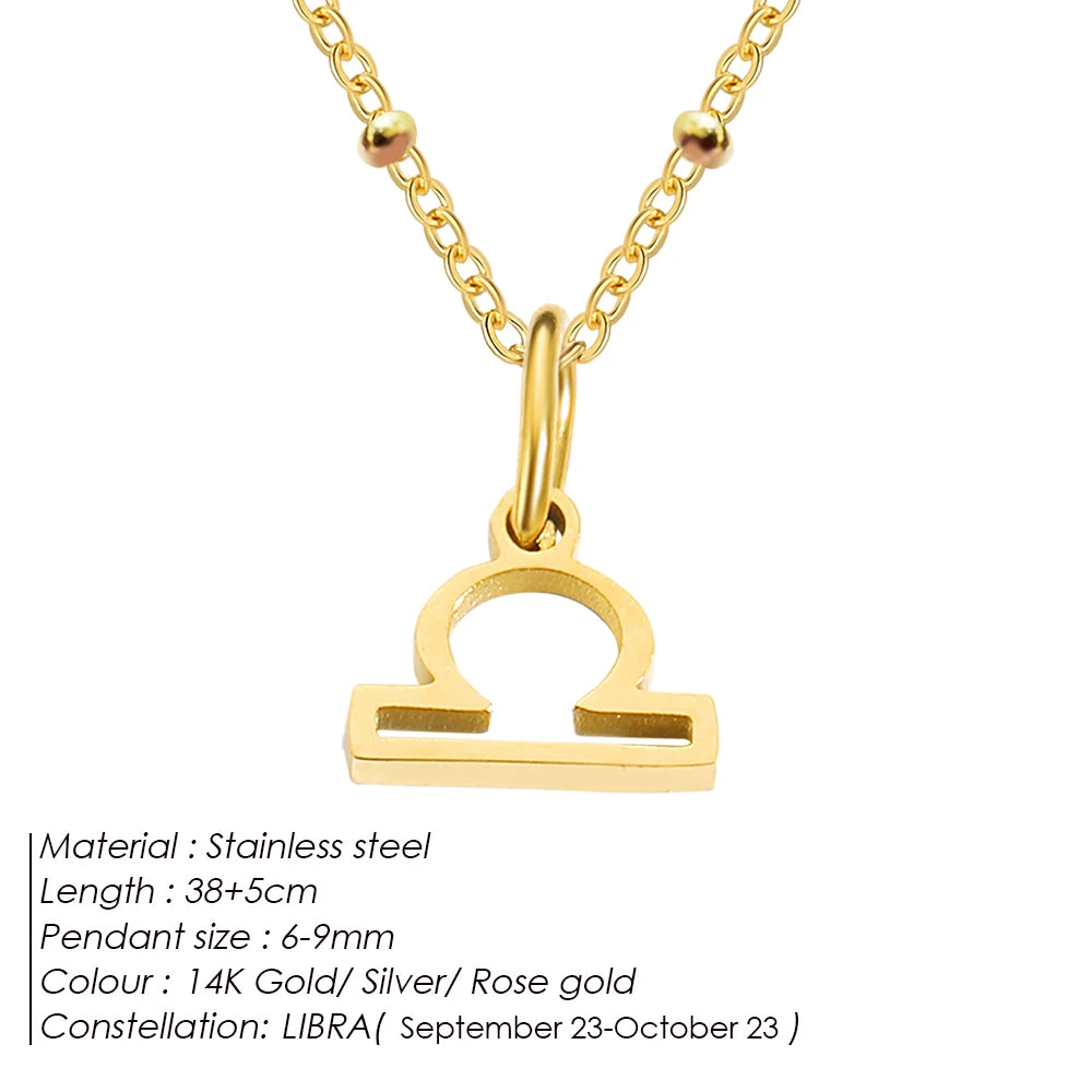 Delicate Zodiac Charm Kette