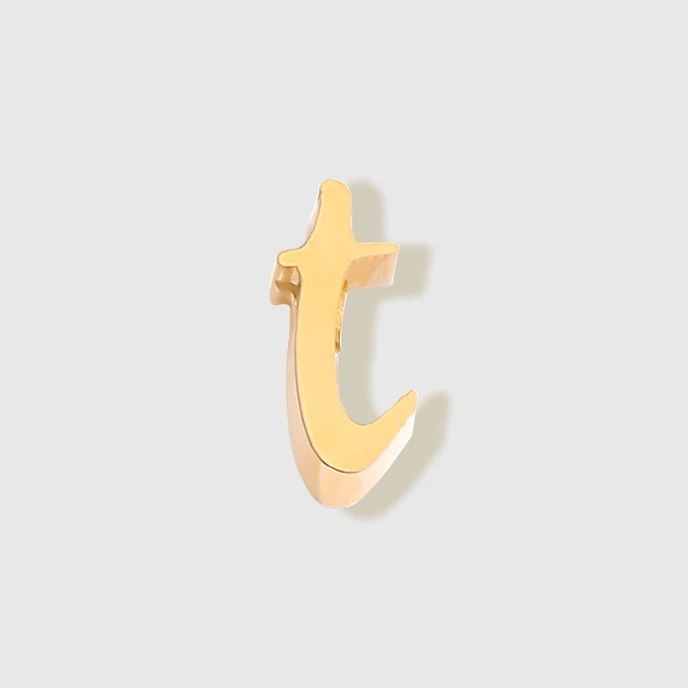 floating Lowercase letter Charm