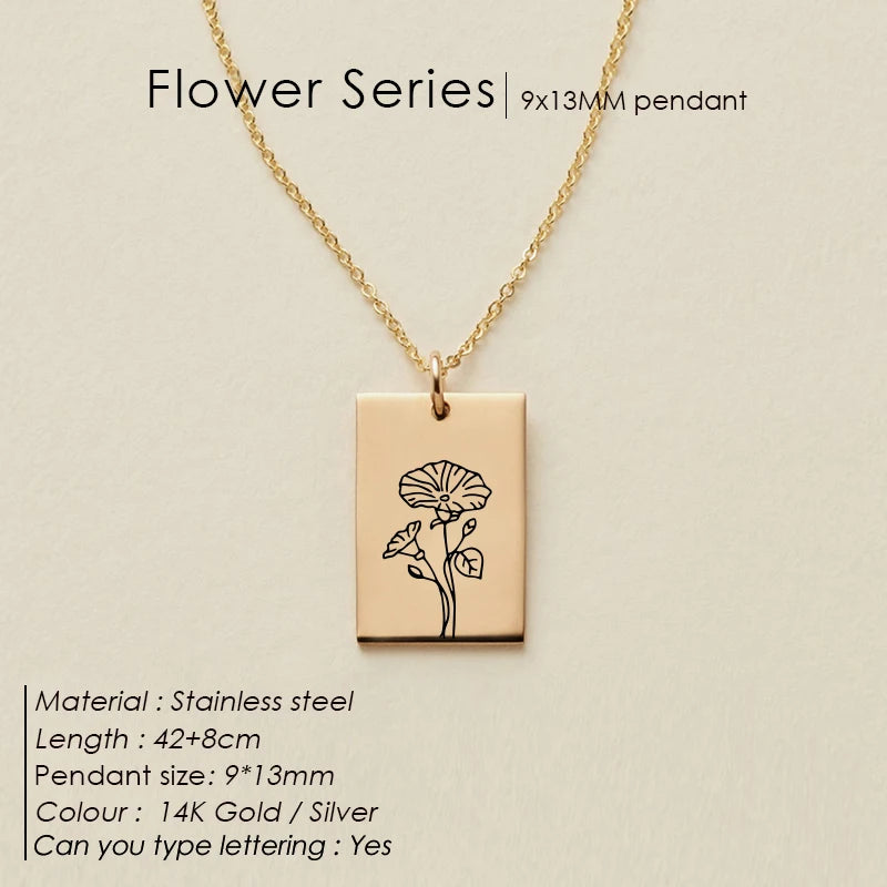 Floral Botanical SQ Kette