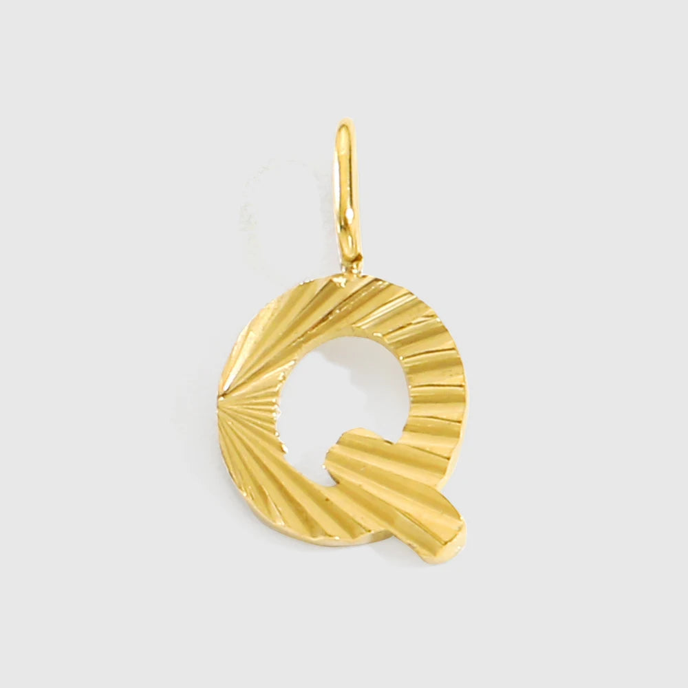 sunbeam letter Charm