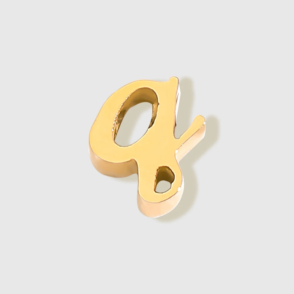 floating Lowercase letter Charm
