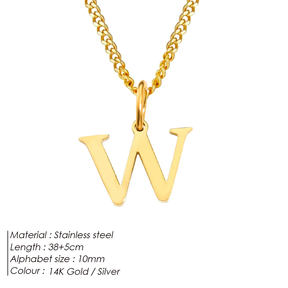 Letter Charm Kette