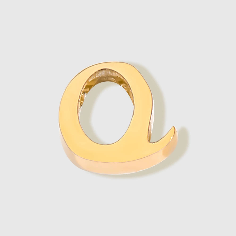 floating Lowercase letter Charm