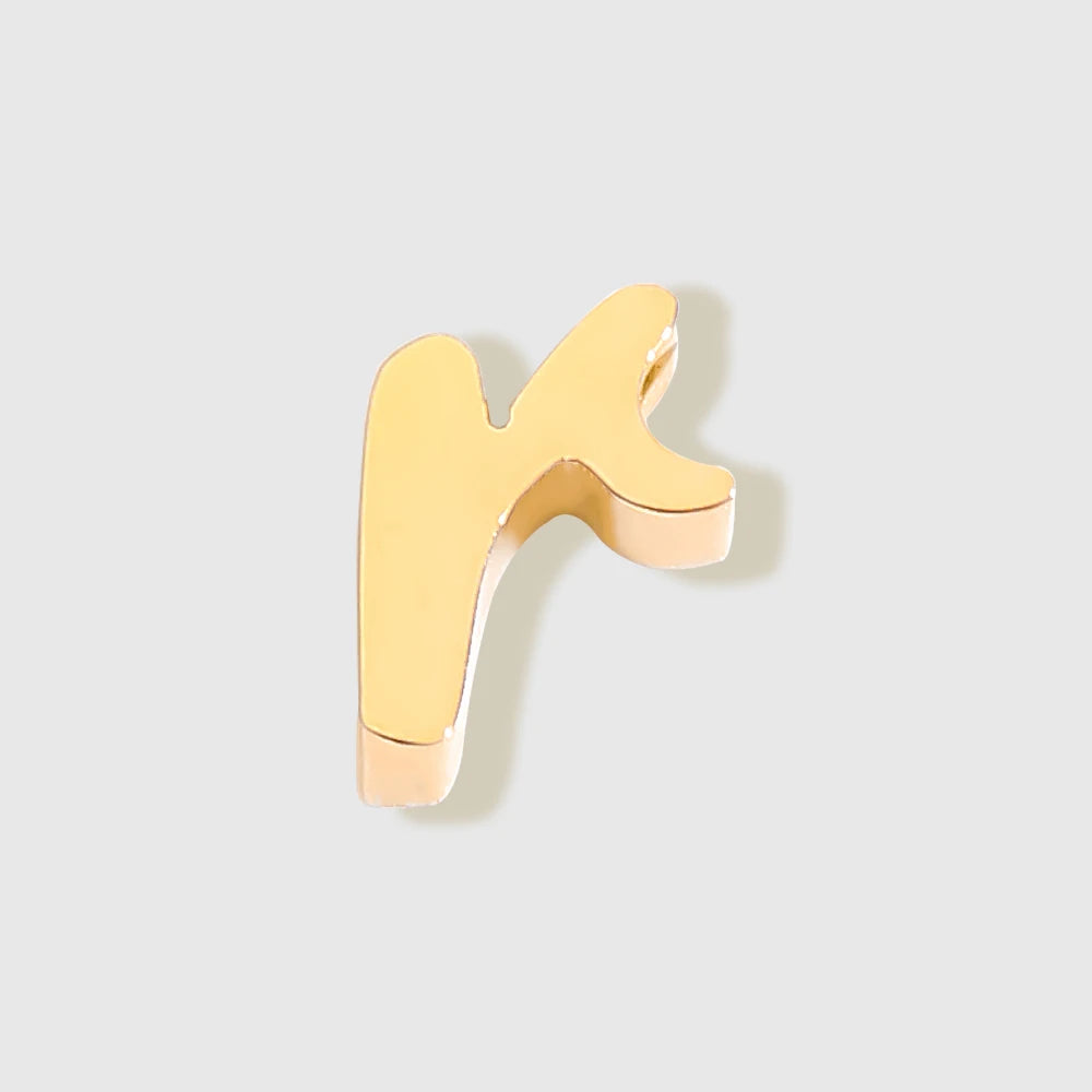 floating Lowercase letter Charm