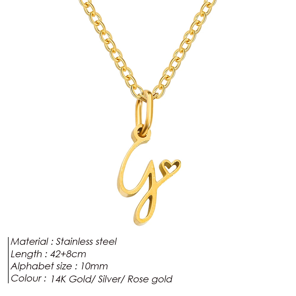 Charming Letter Charm Kette