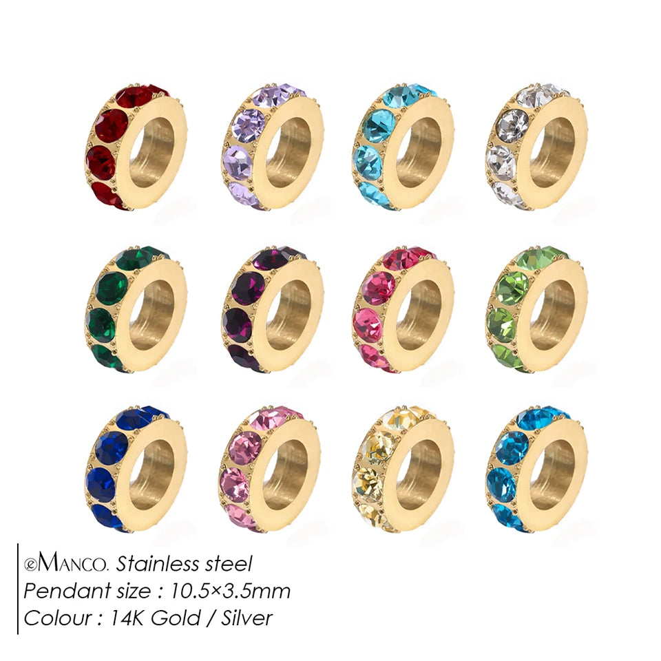 Round Pave Juli Charm