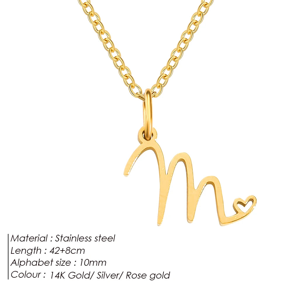 Charming Letter Charm Kette