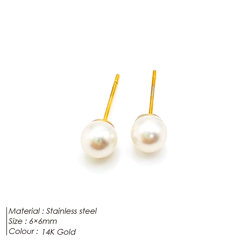 vegan Freshwater Pearl Ohrringe Auswahl