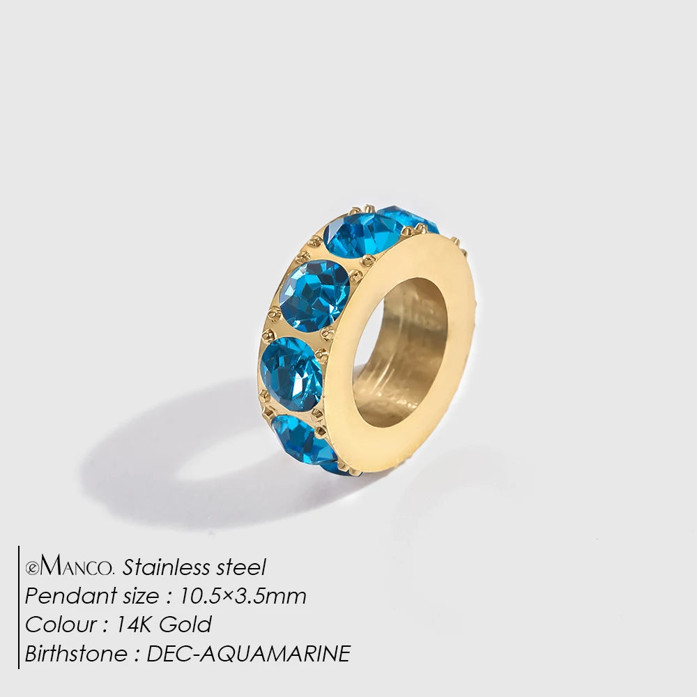 Round Pave Juli Charm