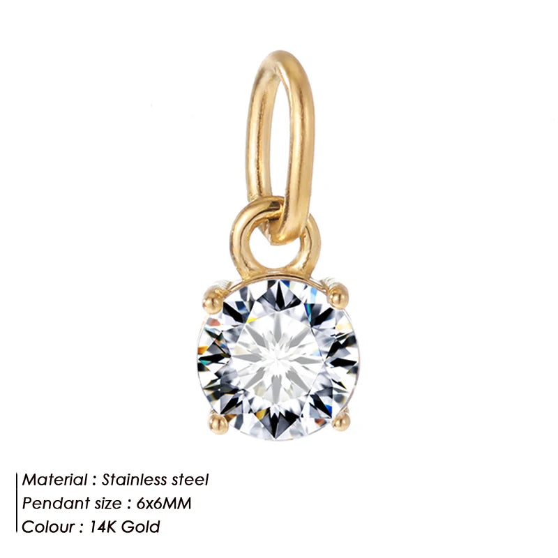 Colorama Zirconia Charm