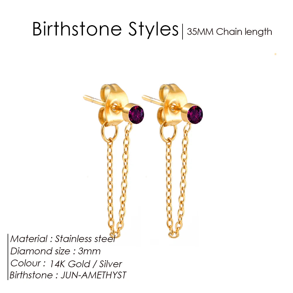 Birthstone Sophie Ohrringe