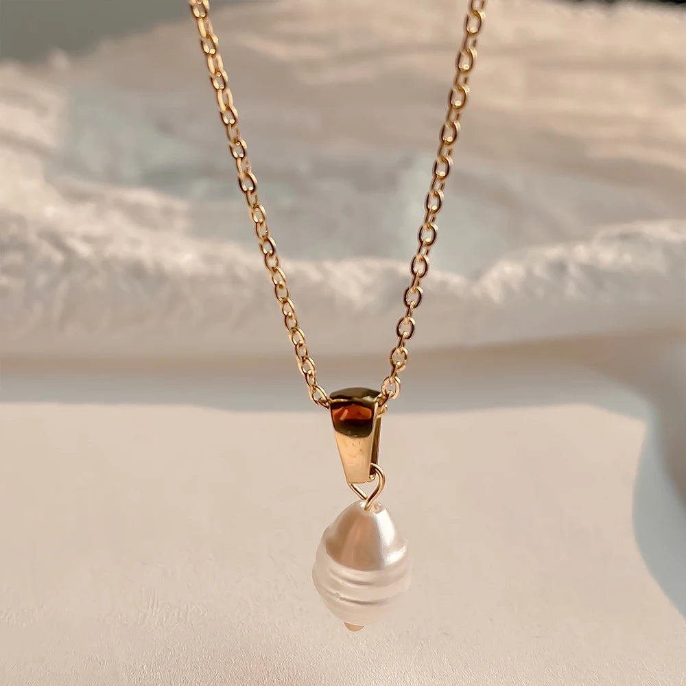 simple pearl Kette