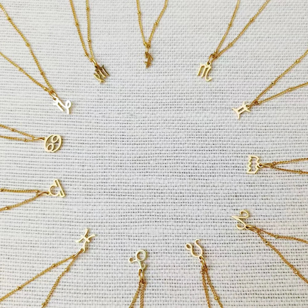 Delicate Zodiac Charm Kette