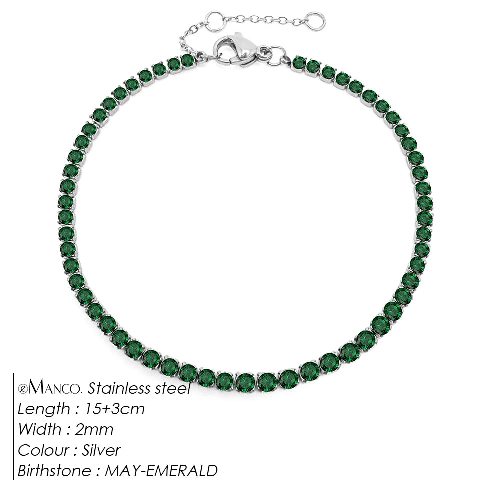 Birthstone Tennis Bracelet