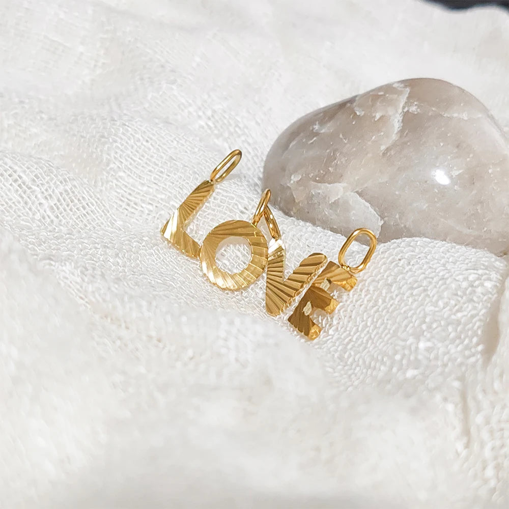 sunbeam letter Charm