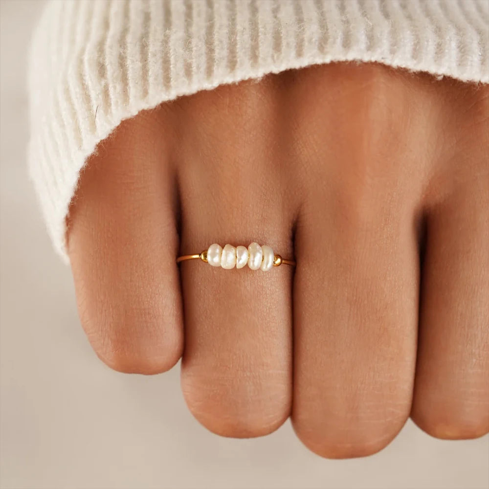 vegan Pearl Ring