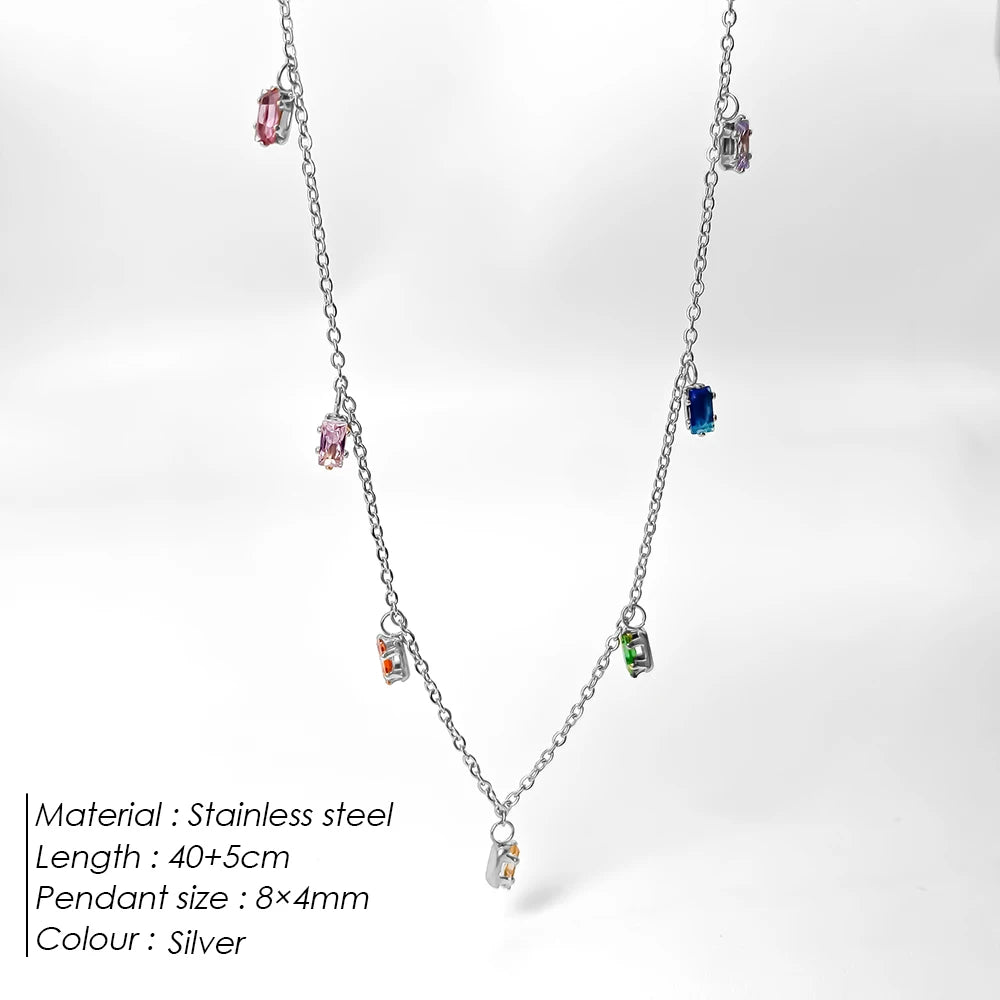 Multi Princess Cut Kette