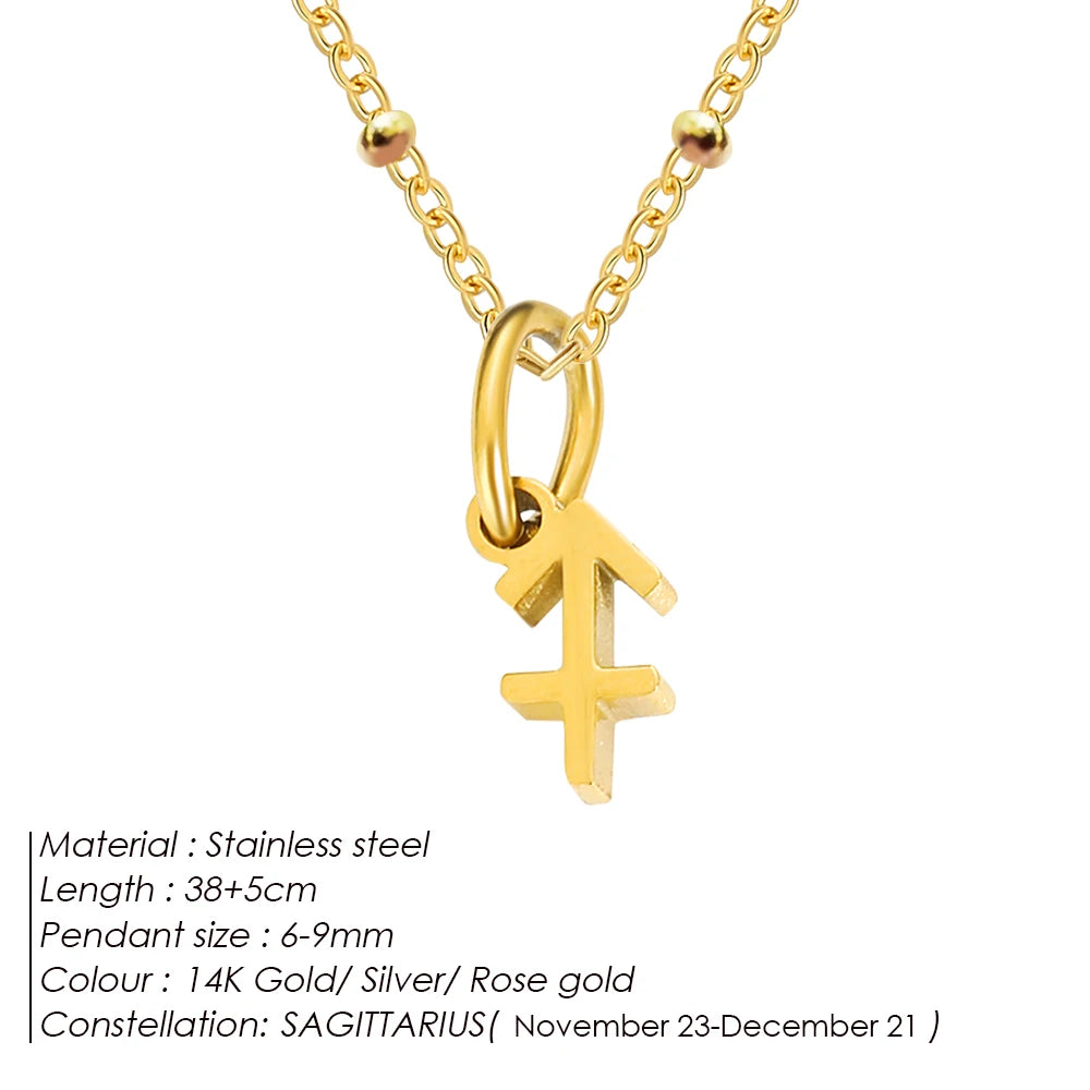 Delicate Zodiac Charm Kette
