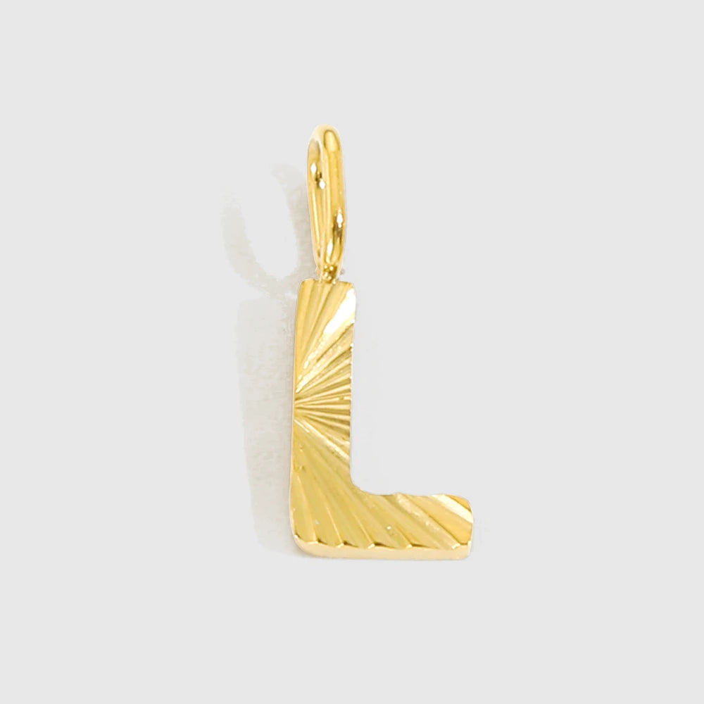 sunbeam letter Charm