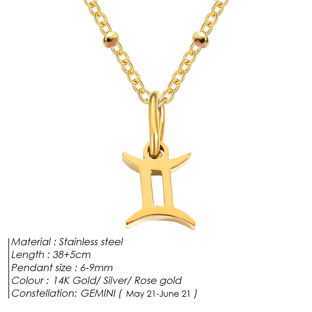 Delicate Zodiac Charm Kette