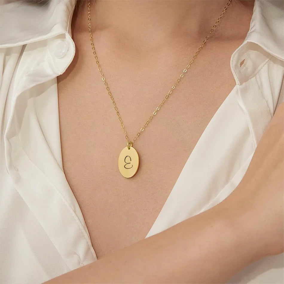 oval Classic Coin Kette