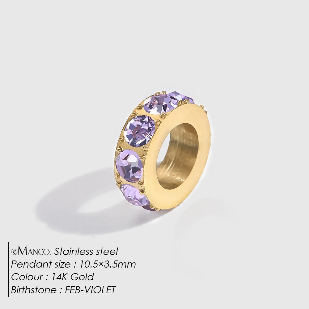 Round Pave Juli Charm