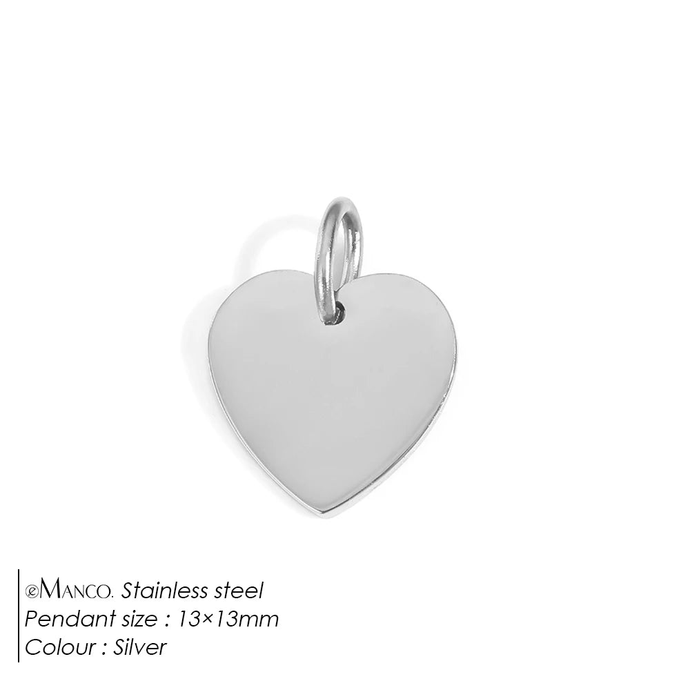 Heart Mirror Charm