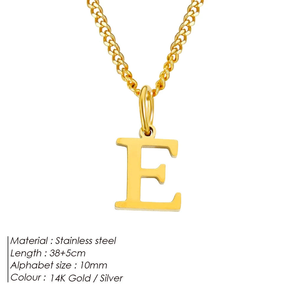 Letter Charm Kette