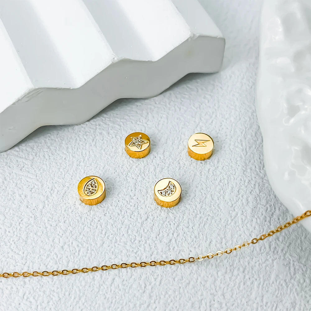 Floating Charms Round Delicate