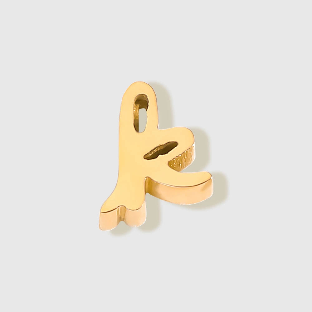 floating Lowercase letter Charm