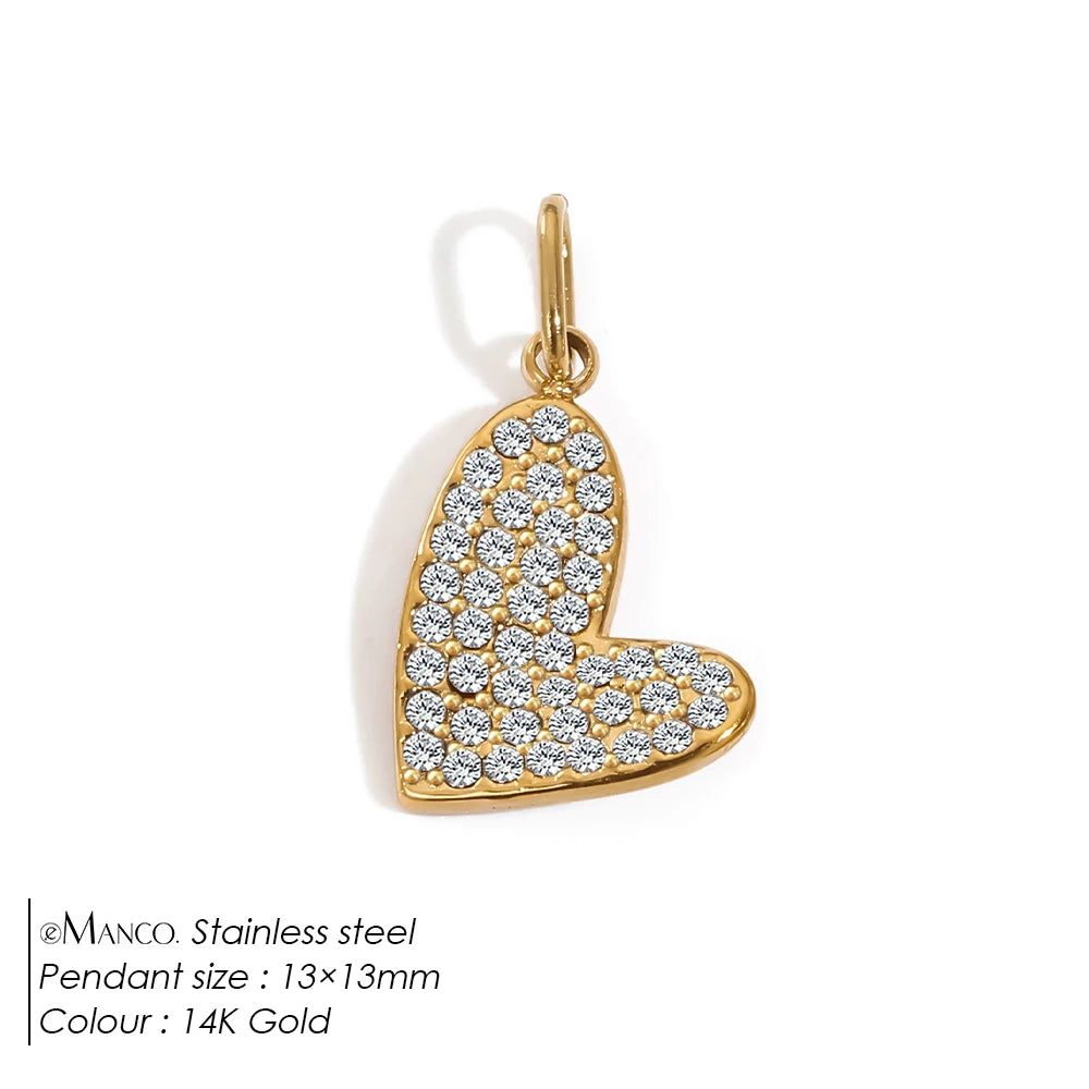 Bohemian Heart Charm