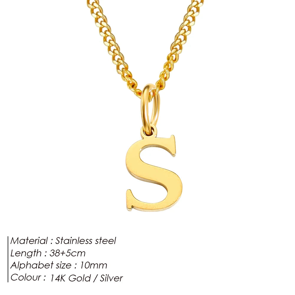 Letter Charm Kette