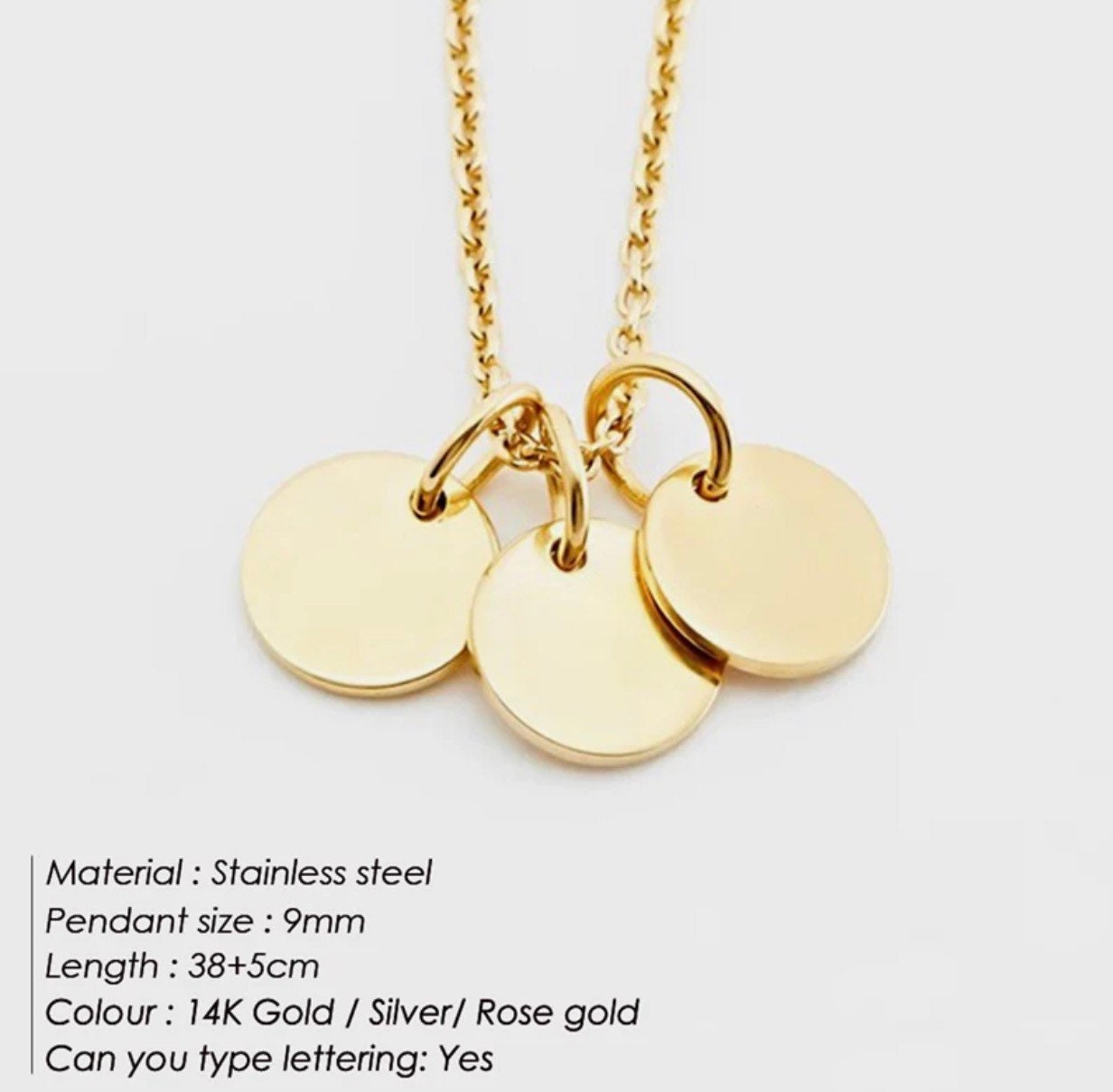 Geburtsblumen MEDI COIN MULTI Kette