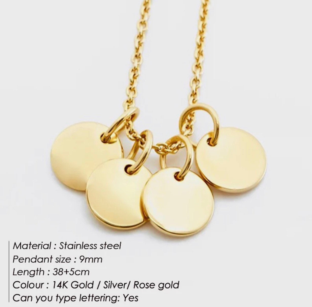 Geburtsblumen MEDI COIN MULTI Kette