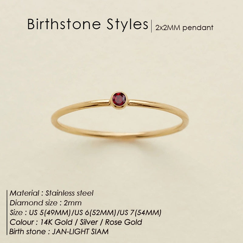 BIRTHSTONE CLASSIC Ring GOLD