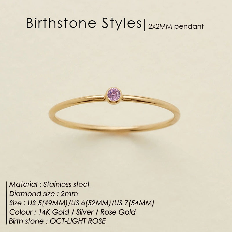 BIRTHSTONE CLASSIC Ring GOLD