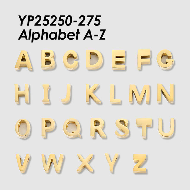 Floting Letter Charm Kette