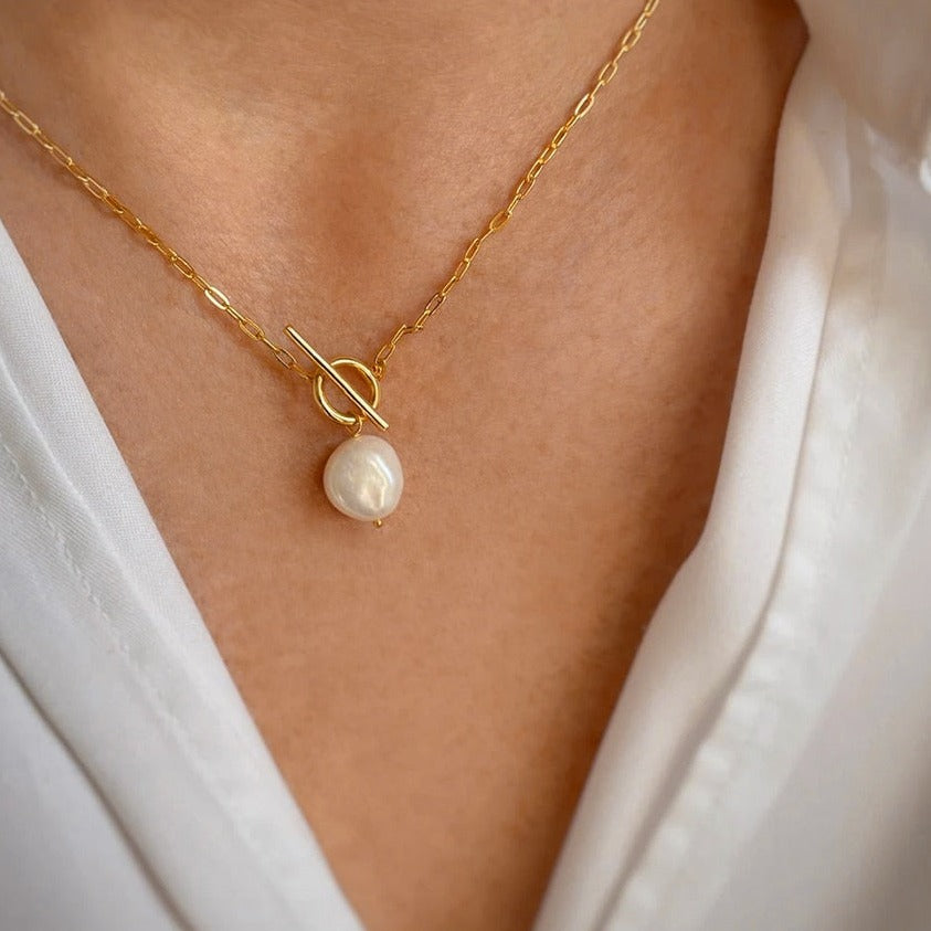 PERLA TOGGLE Paperclip KETTE