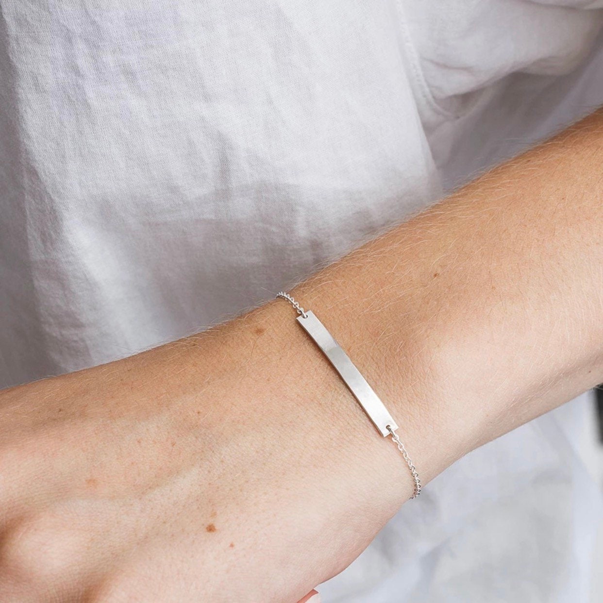 ID Black Stone Armband