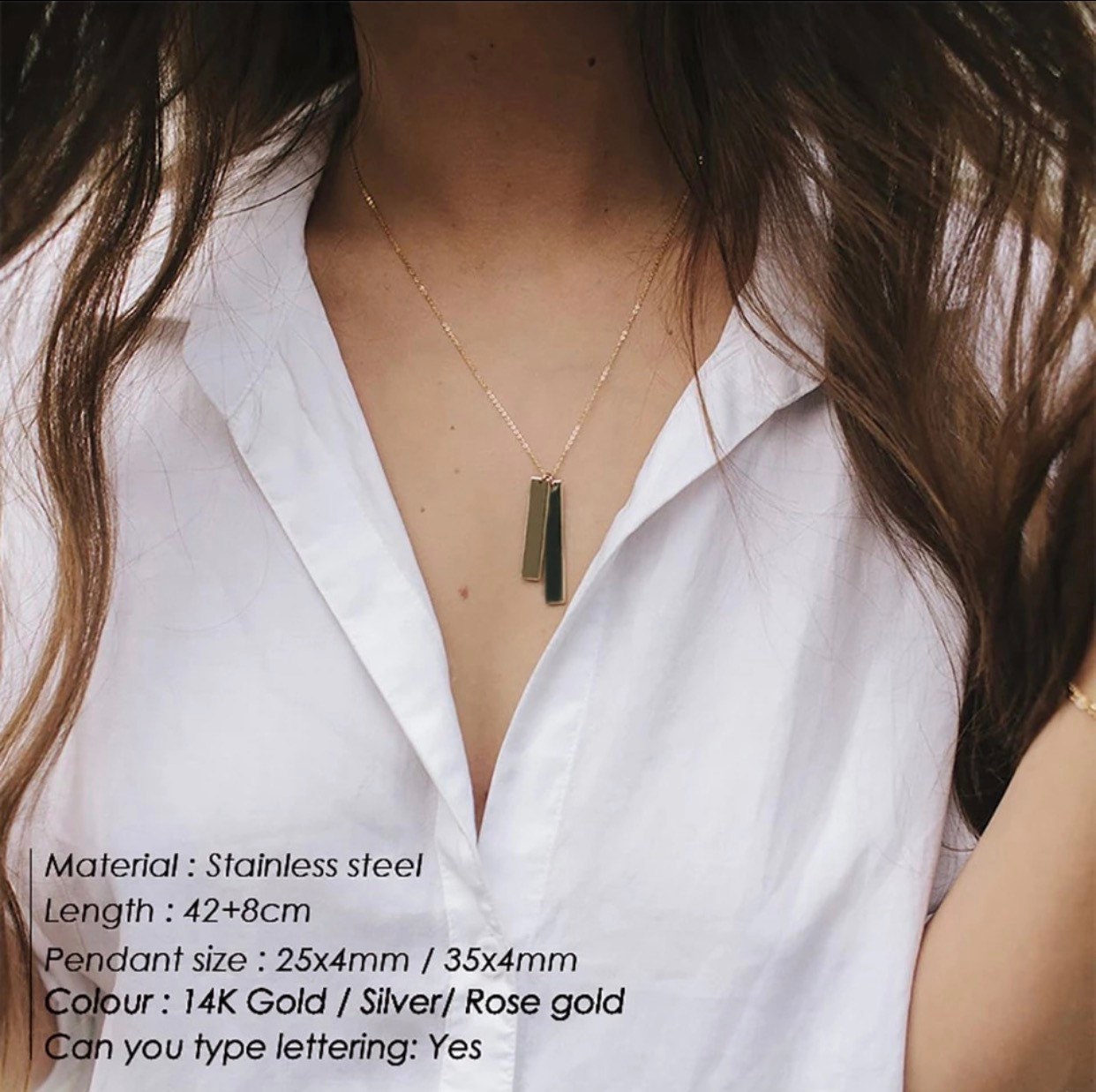 DOUBLE RETANGLE Kette