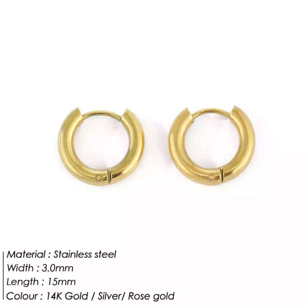 CLASSY HOOPS small medium large