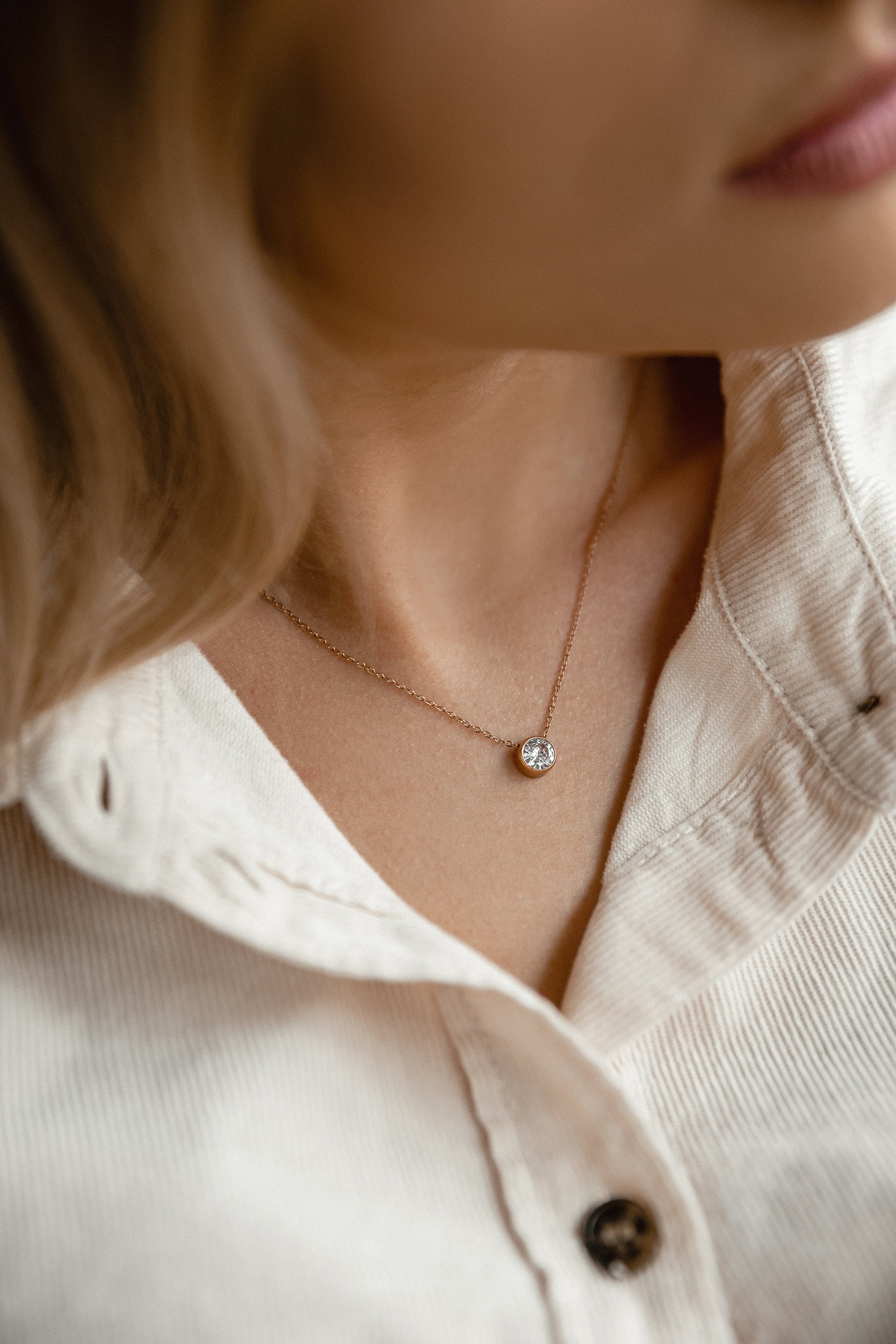 Necklace Birthstone März