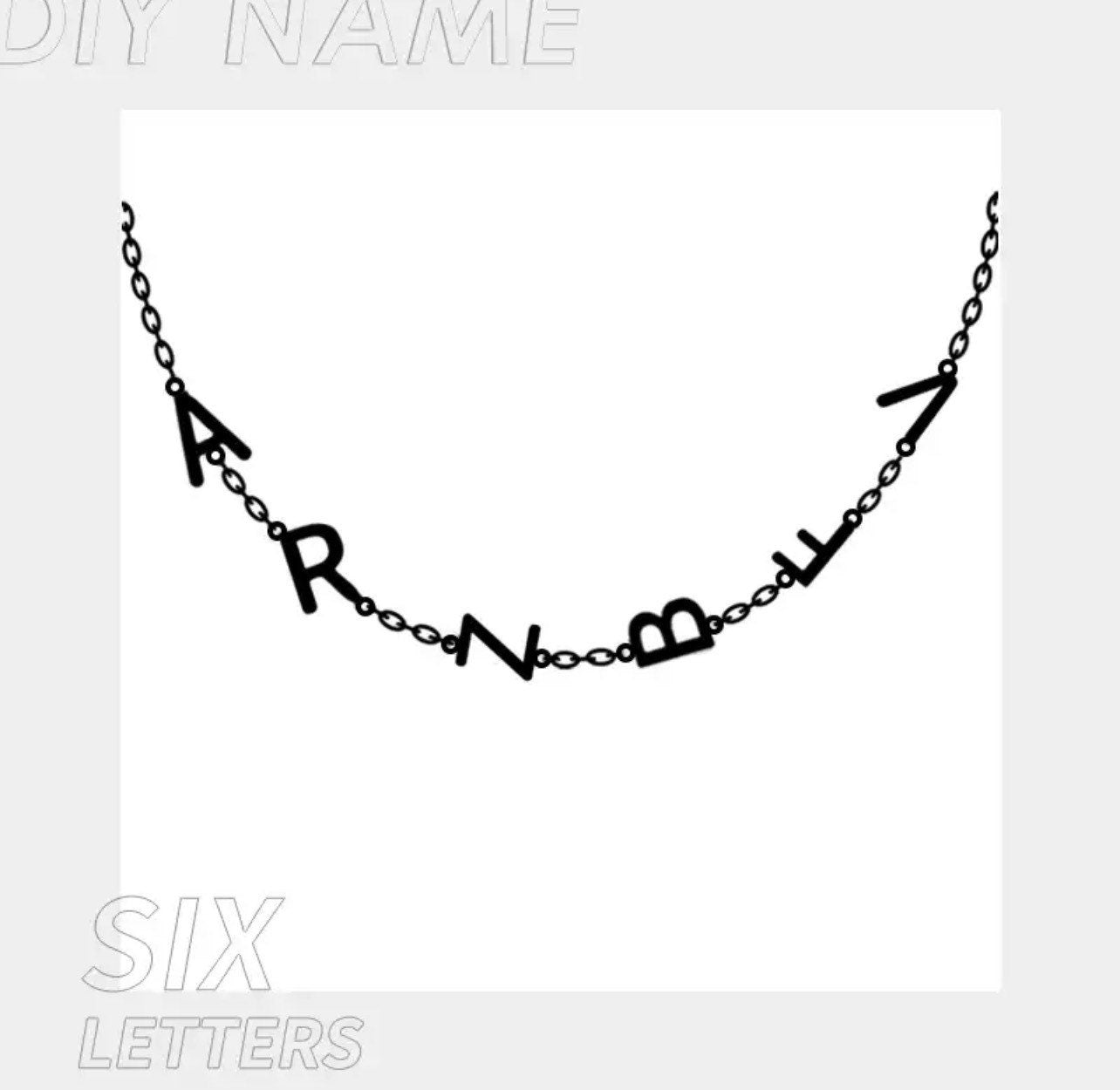 ANNY SIDELETTER Kette