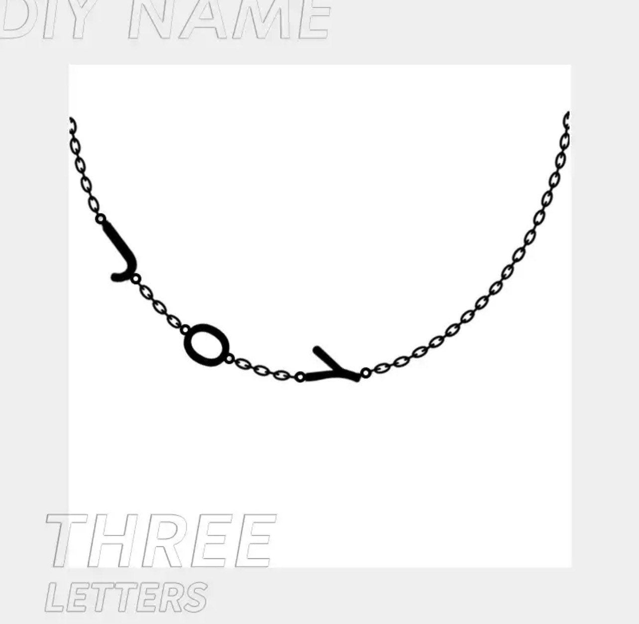 ANNY SIDELETTER Kette