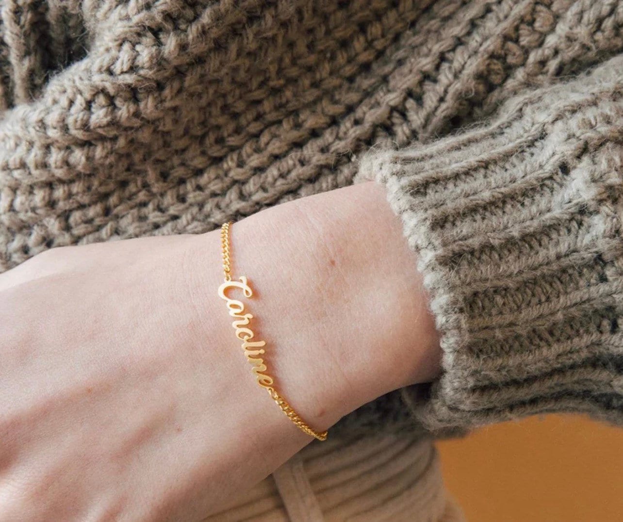 Namens Armband Cuban Chain